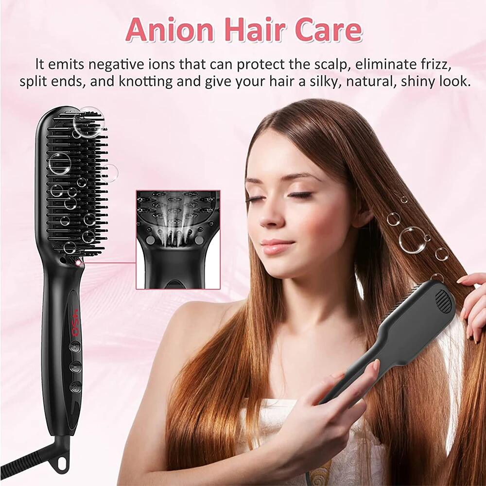 Hair Straightener Comb Electric Hair Brushes